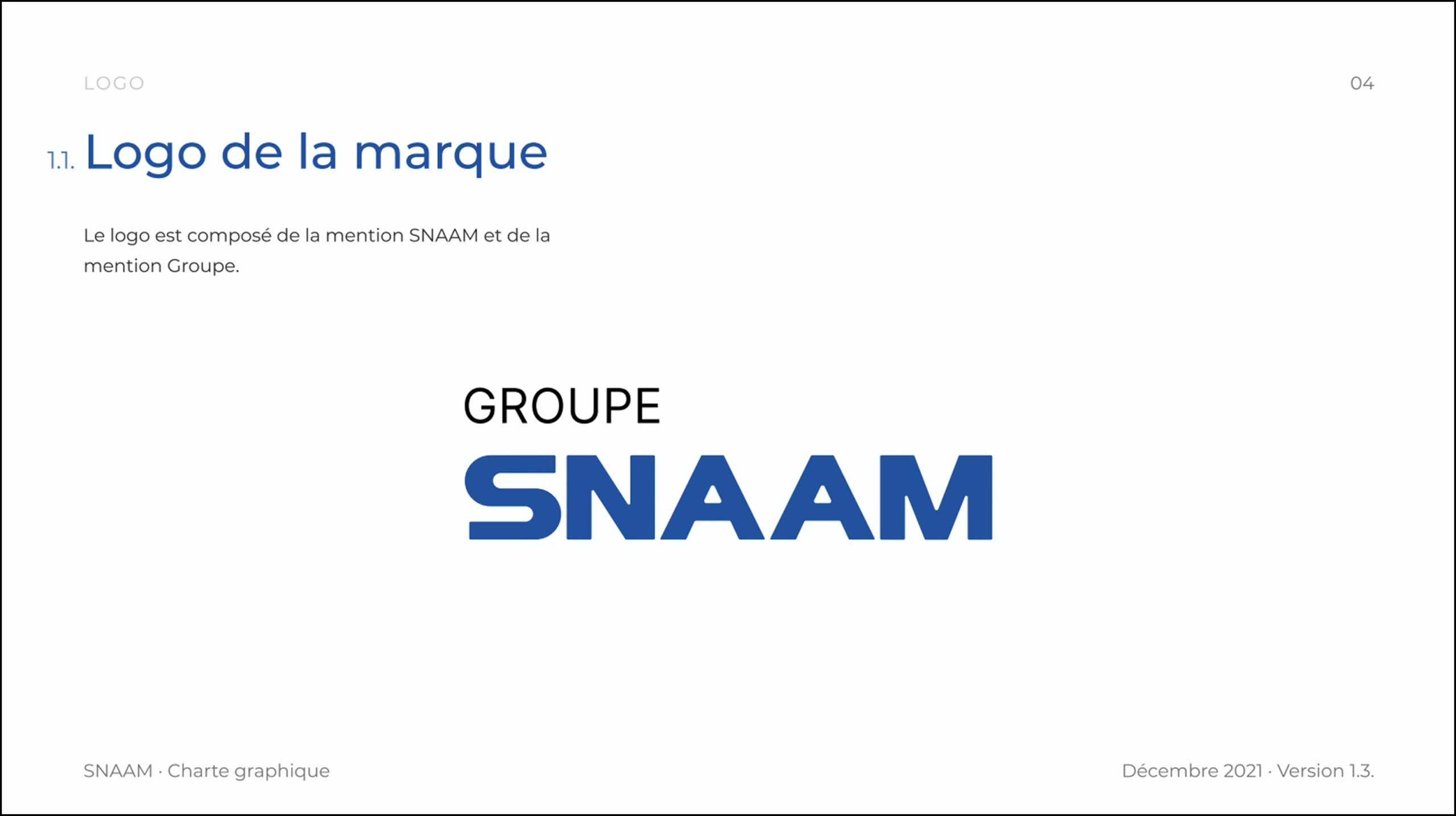 Logo de la marque - SNAAM