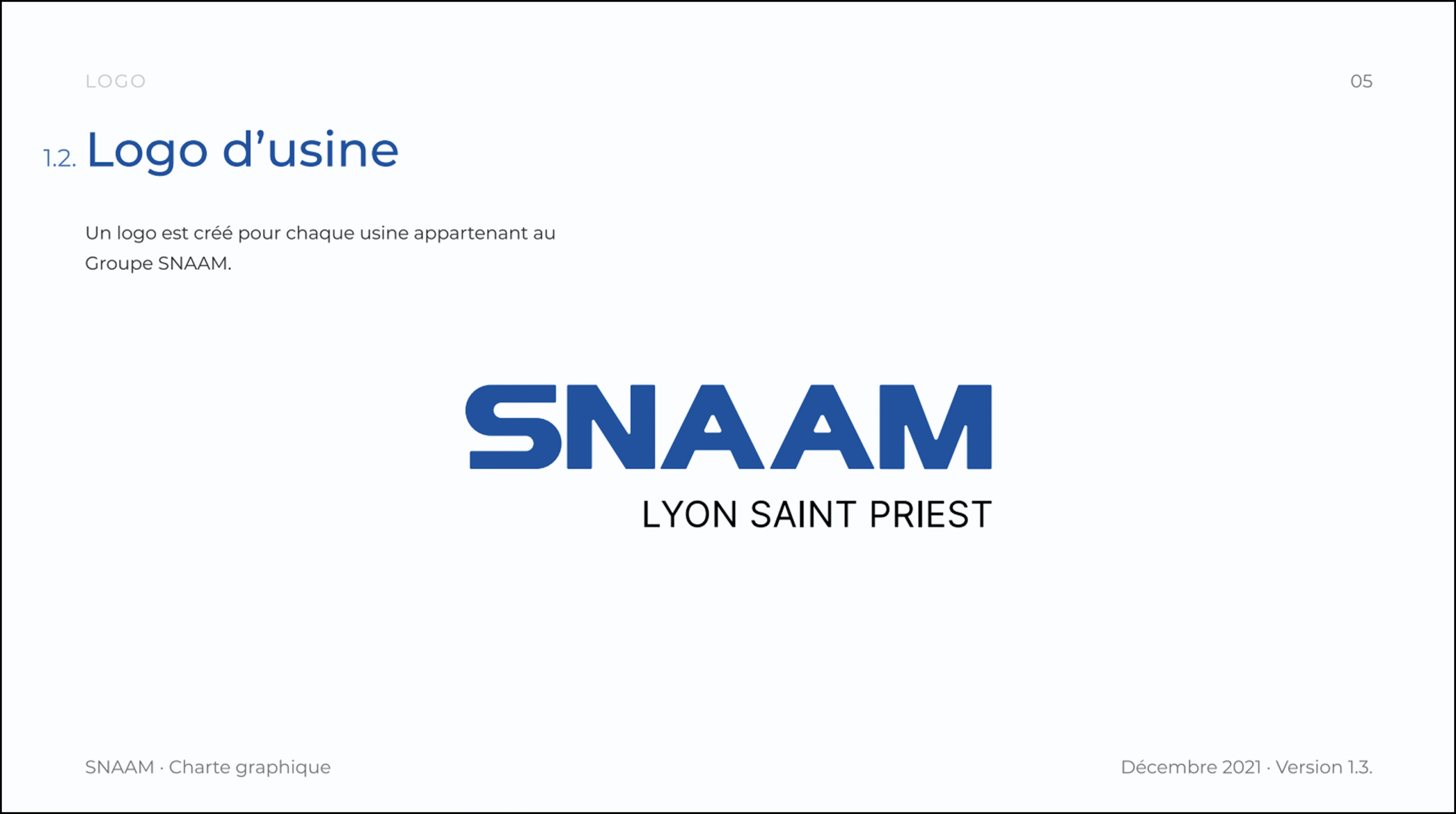 Logo usines - SNAAM